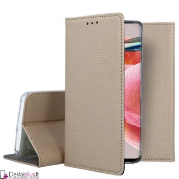 Telone atverčiamas dėklas - auksinės spalvos (Xiaomi Redmi Note 12 4G)
